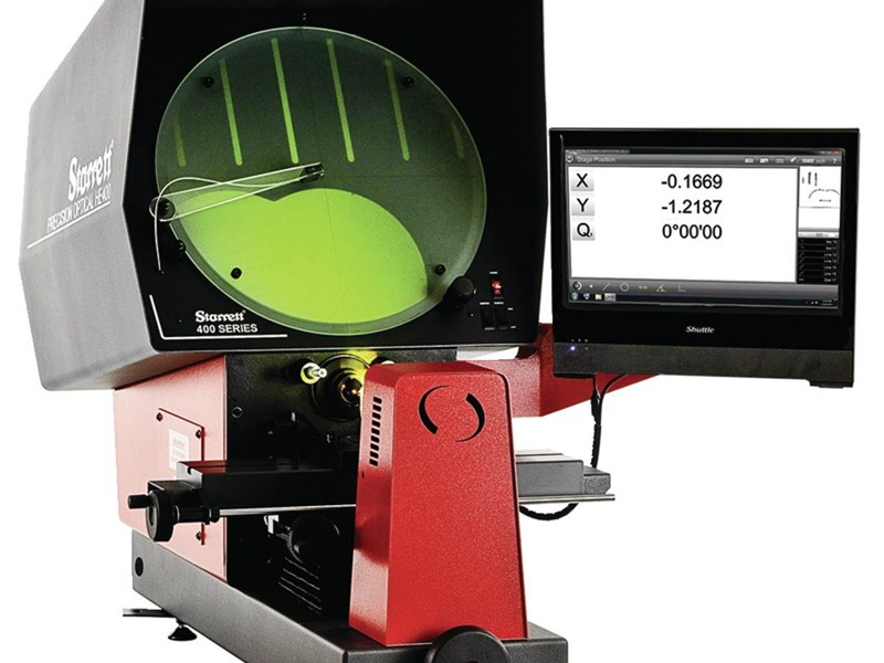 Starrett HE400 Horiztonal Bench-Top Optical Comparator