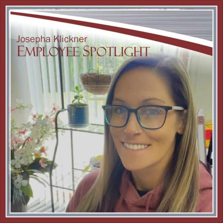 employee spotlight - Josepha Klickner