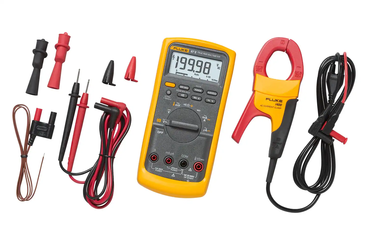 Fluke 87V Handheld Multimeter & Accessories