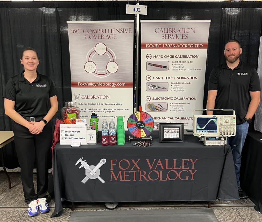 fox valley metrology recruitment booth